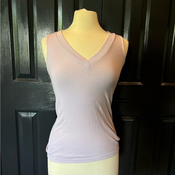 Stateside Purple Fitted Tank Top - Picture 1 of 4